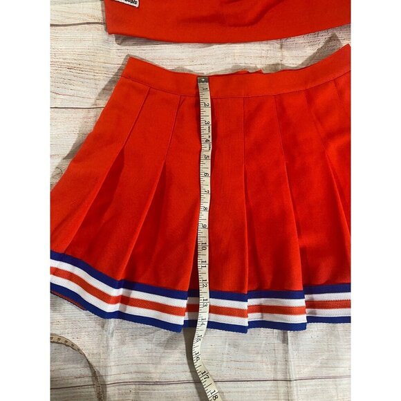 Cheer Deals Women's Orange Gatore Two Piece Cheer Leading Set - 40/9 - Picture 8 of 15